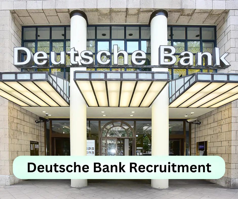 Deutsche Bank Recruitment 2024 Submit @country.db.com Portal