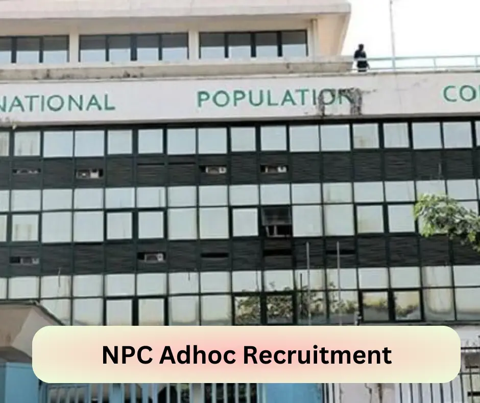 NPC Adhoc Recruitment Submit @nationalpopulation.gov.ng Career Portal